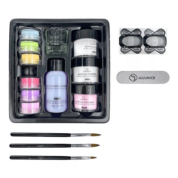 Kit De Sistema Acrílico Profesional Para Uñas 2