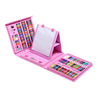 208 Piezas De Arte Para Niños Kit Set De Dibujo Portátil 2