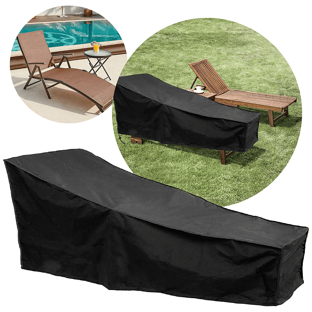 Funda Para Reposera Y Sillón de Patio Cobertor Impermeable  1