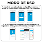 Pesa Digital Inteligente Baño Recargable Usb Bluetooth App 4