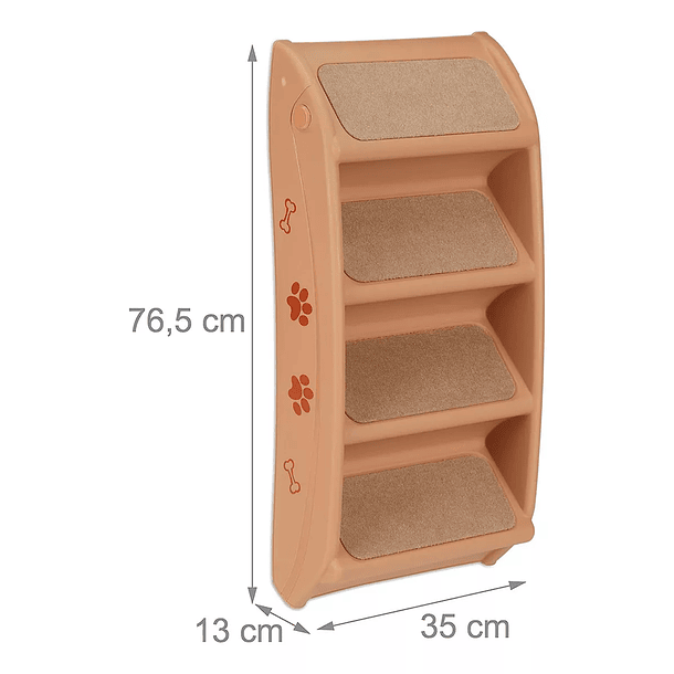 Escalera Plegable De 4 Pisos Para Gatos Perros Y Mascotas 3