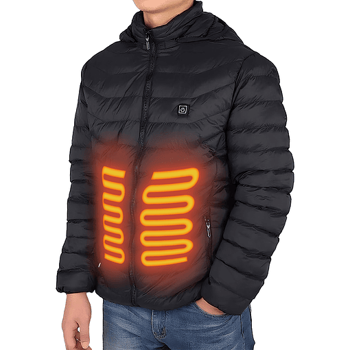 Chaqueta Parka Térmica Usb De Calefacción Eléctrica Invierno