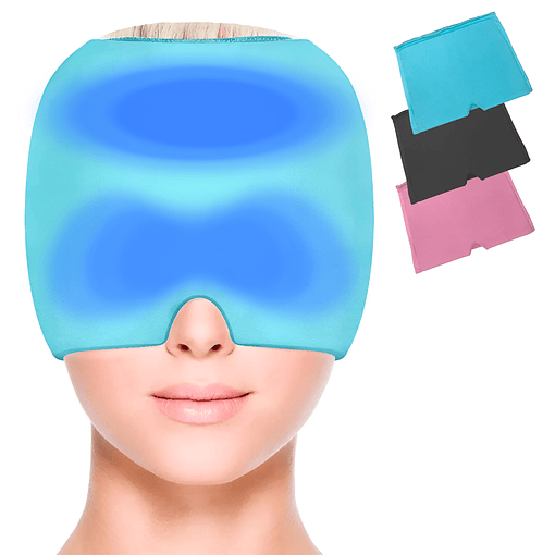 Gorro Anti-migraña de Gel Compresa Alivio Migraña Terapia Frío 1 Capa