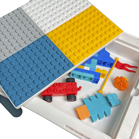 Mesa Didáctica Para Armar Almacenar Bloques Y Lego