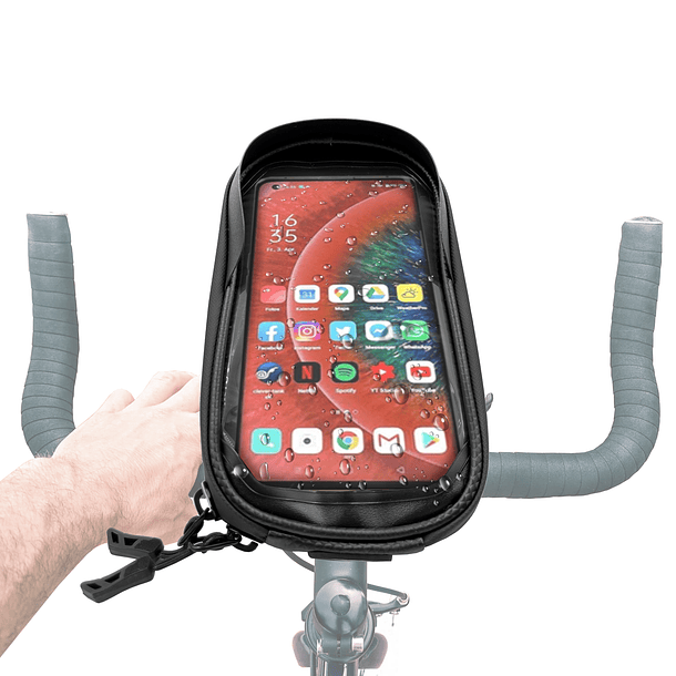 Bolso Impermeable Porta Celular Para Bicicleta 4