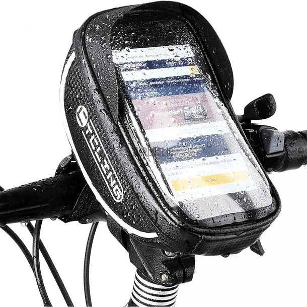 Bolso Impermeable Porta Celular Para Bicicleta 1