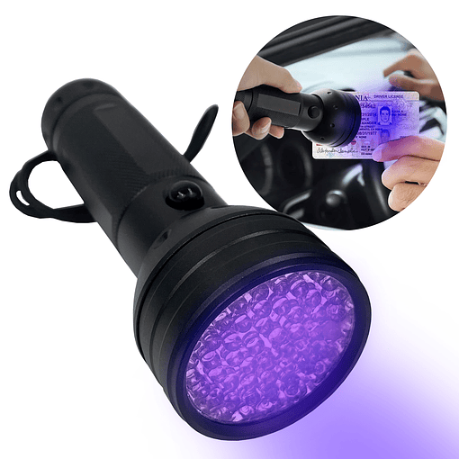 Linterna De Bolsillo Ultravioleta Detectora 51 LED