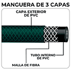 Manguera PVC Reforzada 1/2 Pulgada 50 Mts 3