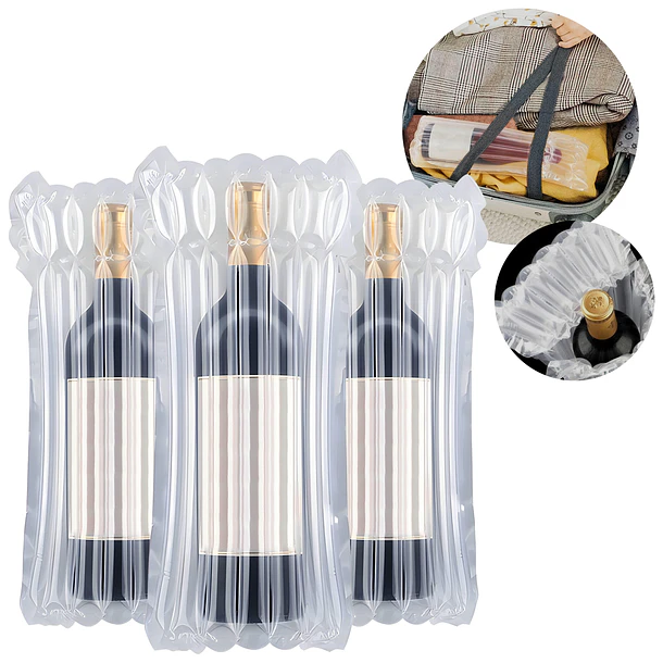 Nuevo 6 Bolsas Protectoras For Botellas De Vino De Cloruro | Cuotas Sin