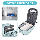 Mochila De Viaje Avión Multifuncional Gran Capacidad 35 Lts 10