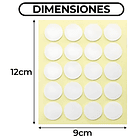 Set 20 Pegatinas Adhesivas Doble Cara Para Mecha De Vela 2