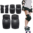 Set De Protecciones Bici Patines Skate Resistente Adultos 1