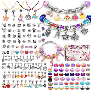 Juego De Charms Para Hacer Pulseras 162 Uds Diy Para Niñas