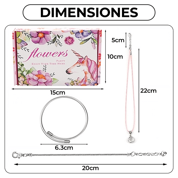 Juego De Charms Para Hacer Pulseras 162 Uds Diy Para Niñas 2