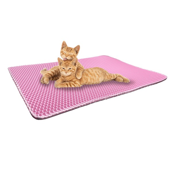 Alfombra Eva Arena Para Gatos Lavable Estera Para Residuos 3