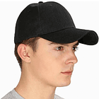 Gorro Jockey Básico Ajustable Para Estampar O Bordado Unisex 3