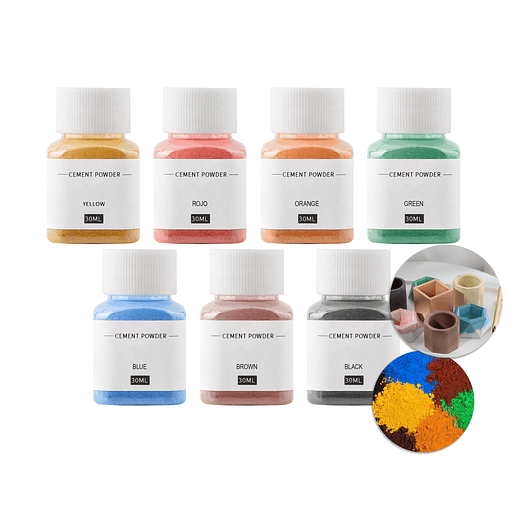 Pigmento Colorante En Polvo Para Pintar Yeso Cemento 30ml