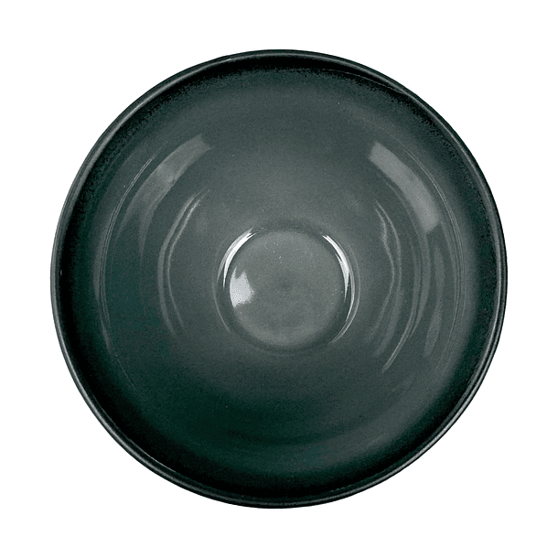 Pocillo Bowl Cuenco Cerámica Redondo Negro 9.9x6.5cm 3