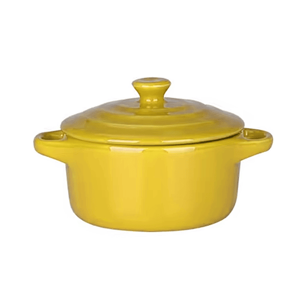 Mini Cacerola Olla De Cerámica Cocotte Pocillo 300ml 7