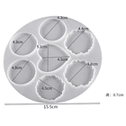 Molde De Silicona Para Soporte Celular Pop Sockets Resina 3d 2