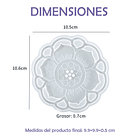 Moldes Silicona Para Posavasos Flor Mandala Resina  2