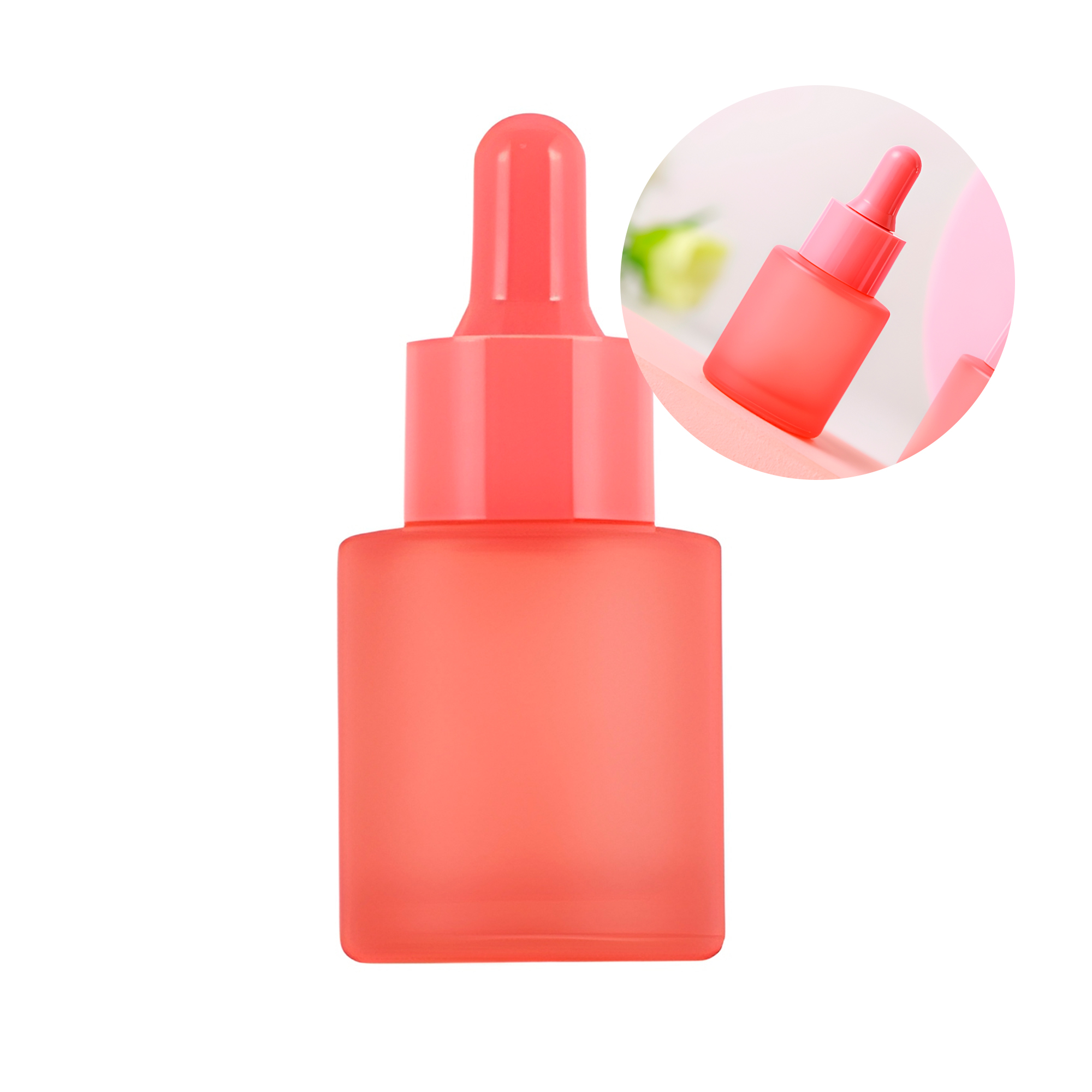 Frasco Con Gotero Pipeta 20ml Chato Colores Variados 8