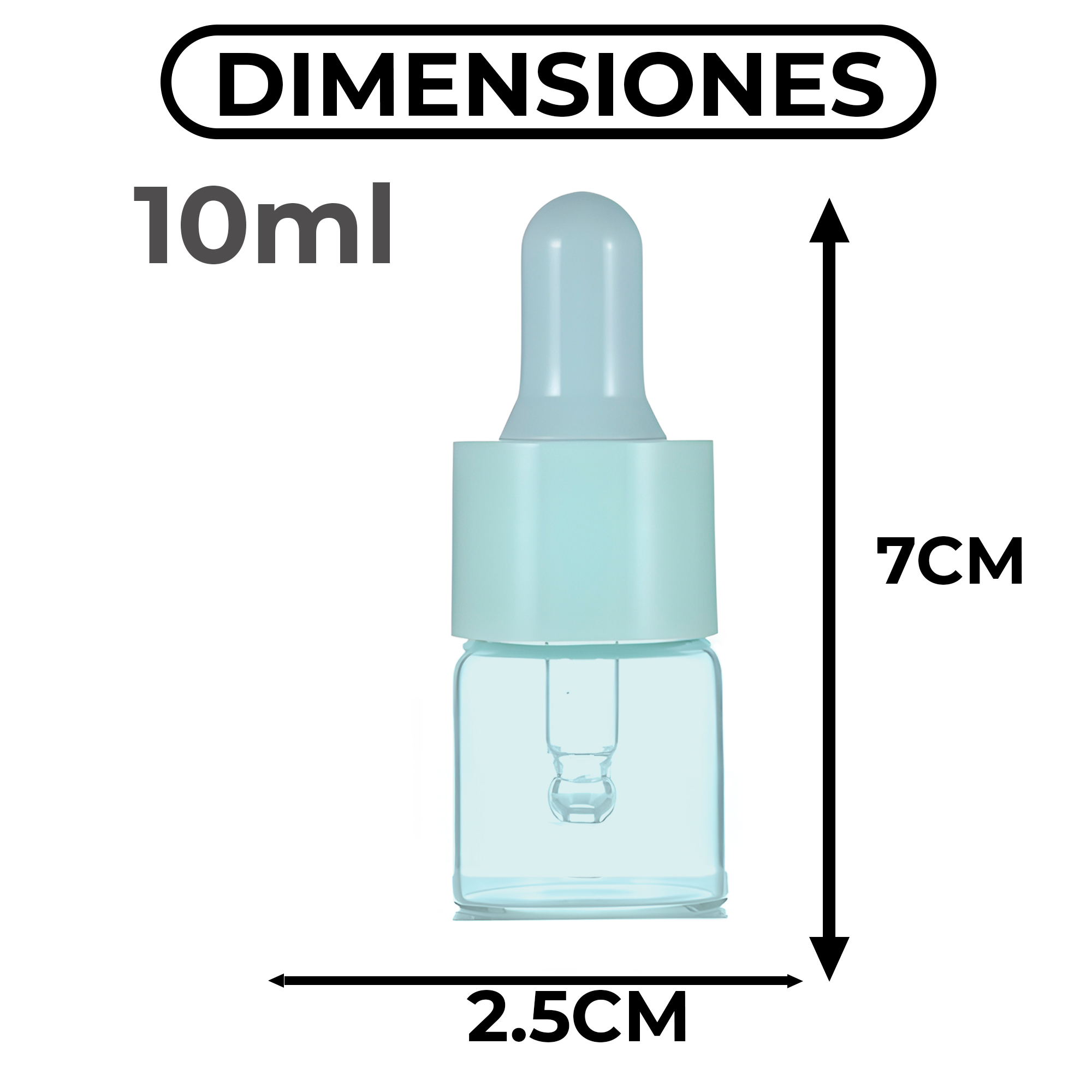 Frasco Con Gotero Pipeta 10ml Colores Para Aceites Esenciales 13
