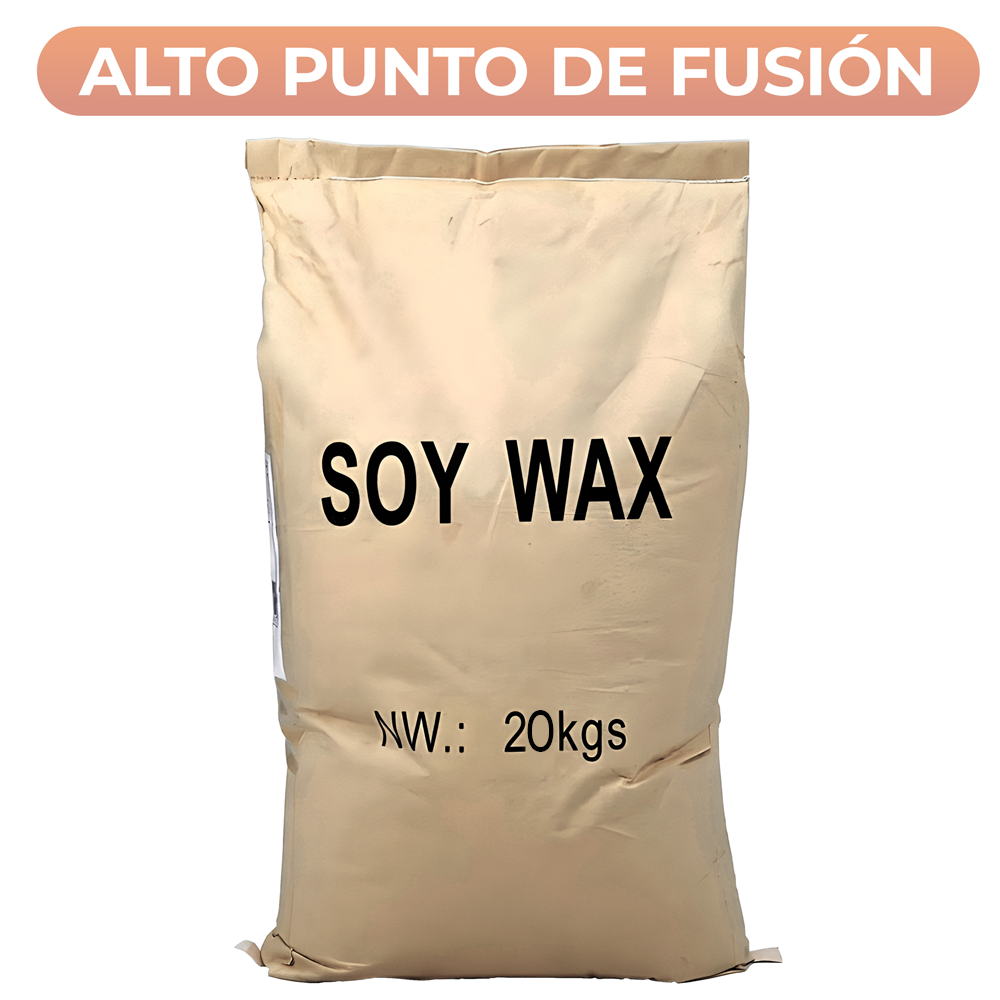 PREVENTA Cera De Soja Soya Natural 58 Grados Sin Humo APF Velas 20 Kilos 2