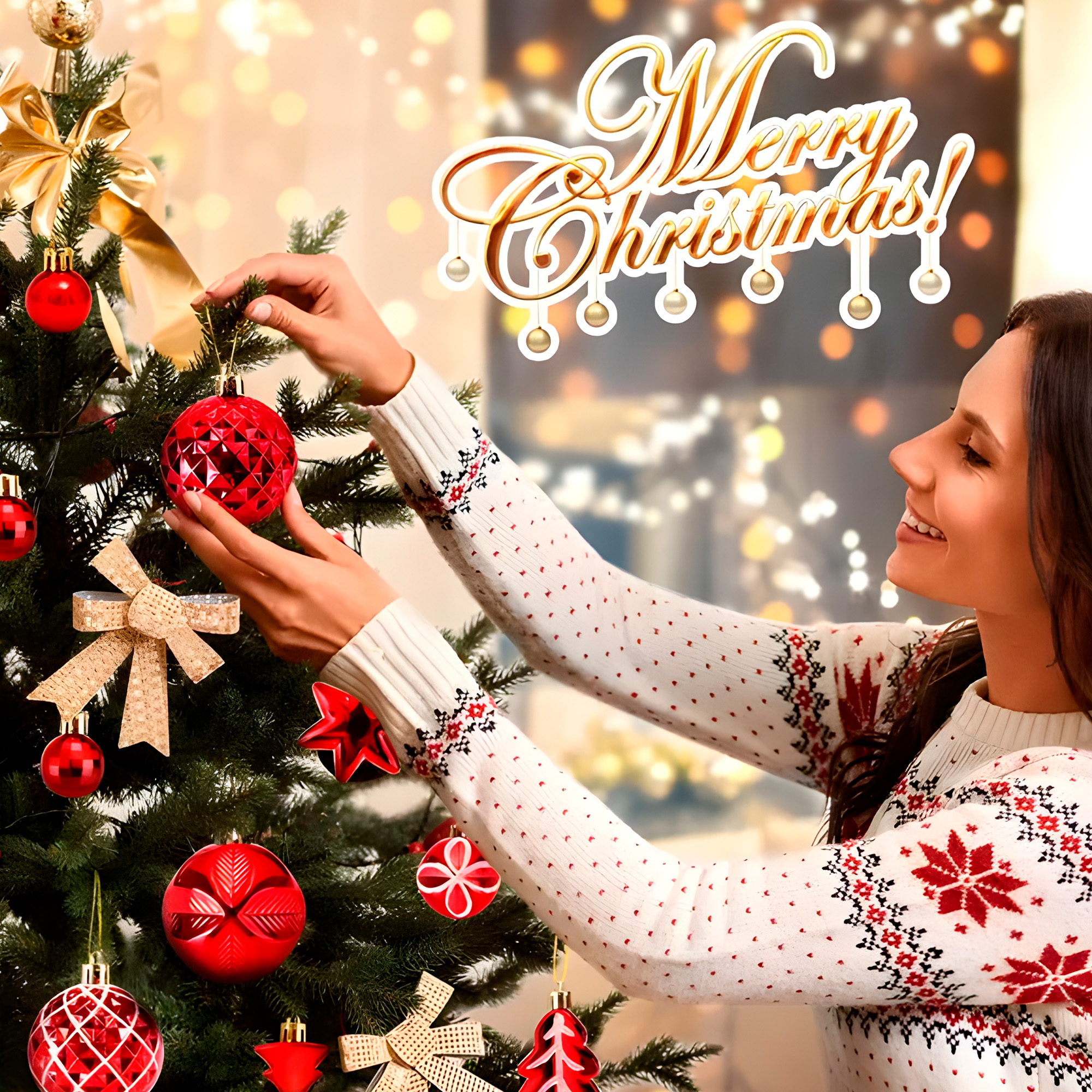 Kit Adornos Chiches Bolas Esferas Colgantes Mixtos Árbol Navidad Decoración 9