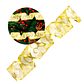 Cintas Decorativa Navideñas Doradas Arbol Hogar Oficina 6.3 CM X 2.7 M - Miniatura 2
