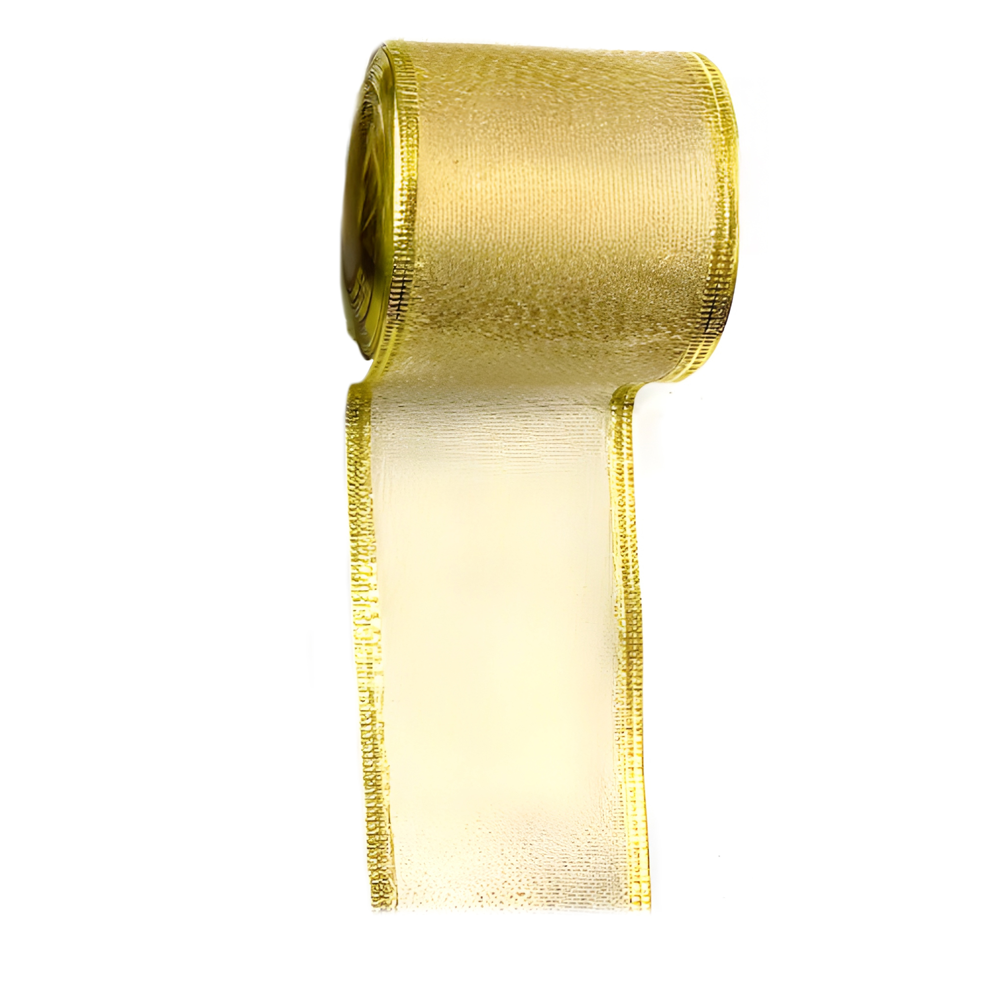 Cintas Decorativa Navideñas Doradas Arbol Hogar Oficina 6.3 CM X 2.7 M 15