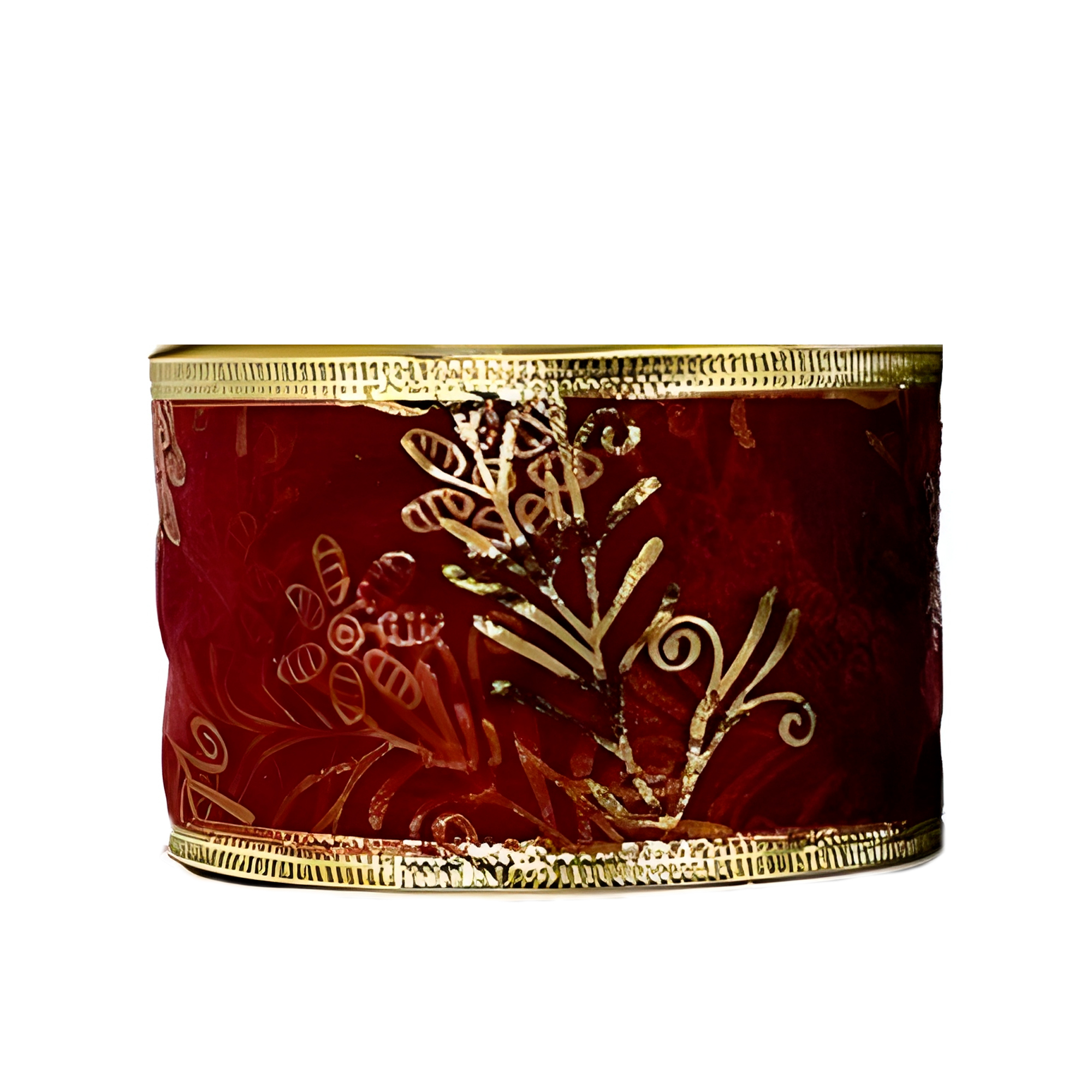 Cintas Decorativas De Navidad Rollo Roja Gris 6,3 CM x 2,7 Mts 9