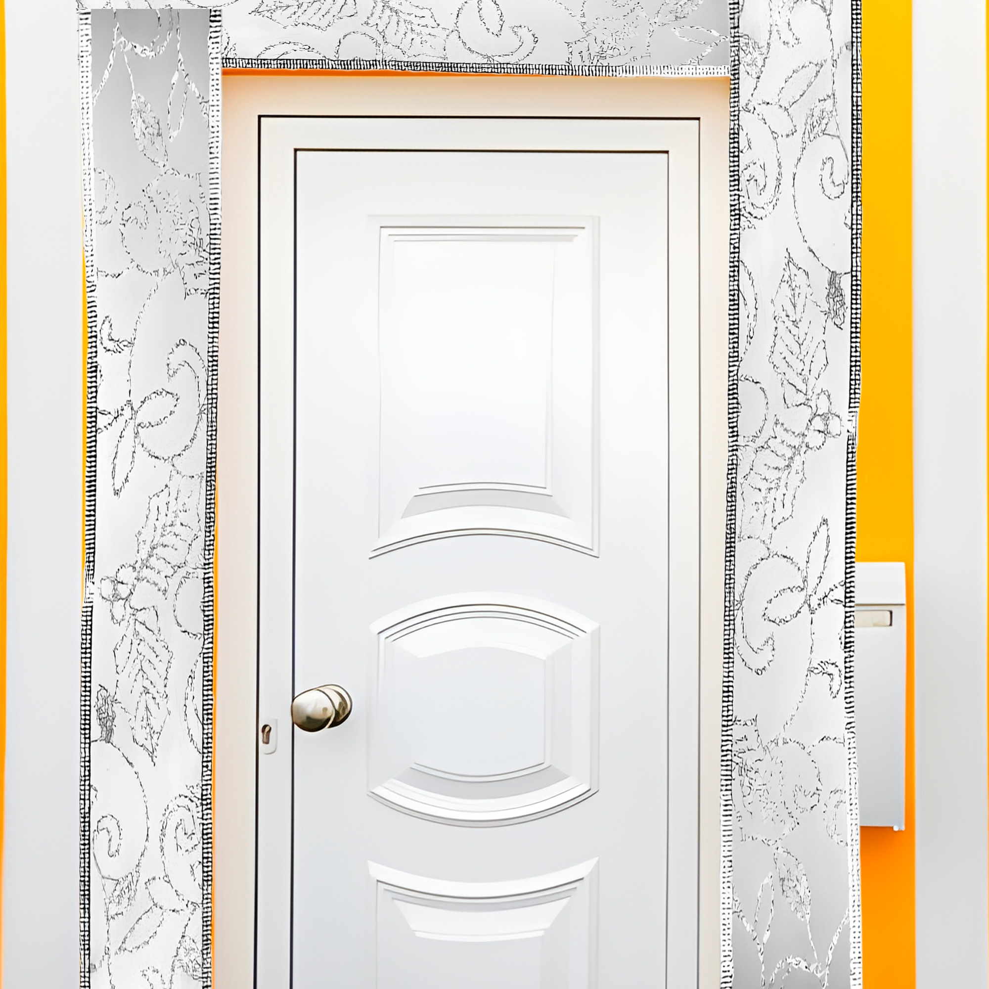 Cintas Decorativas De Navidad Rollo Roja Gris 6,3 CM x 2,7 Mts 14