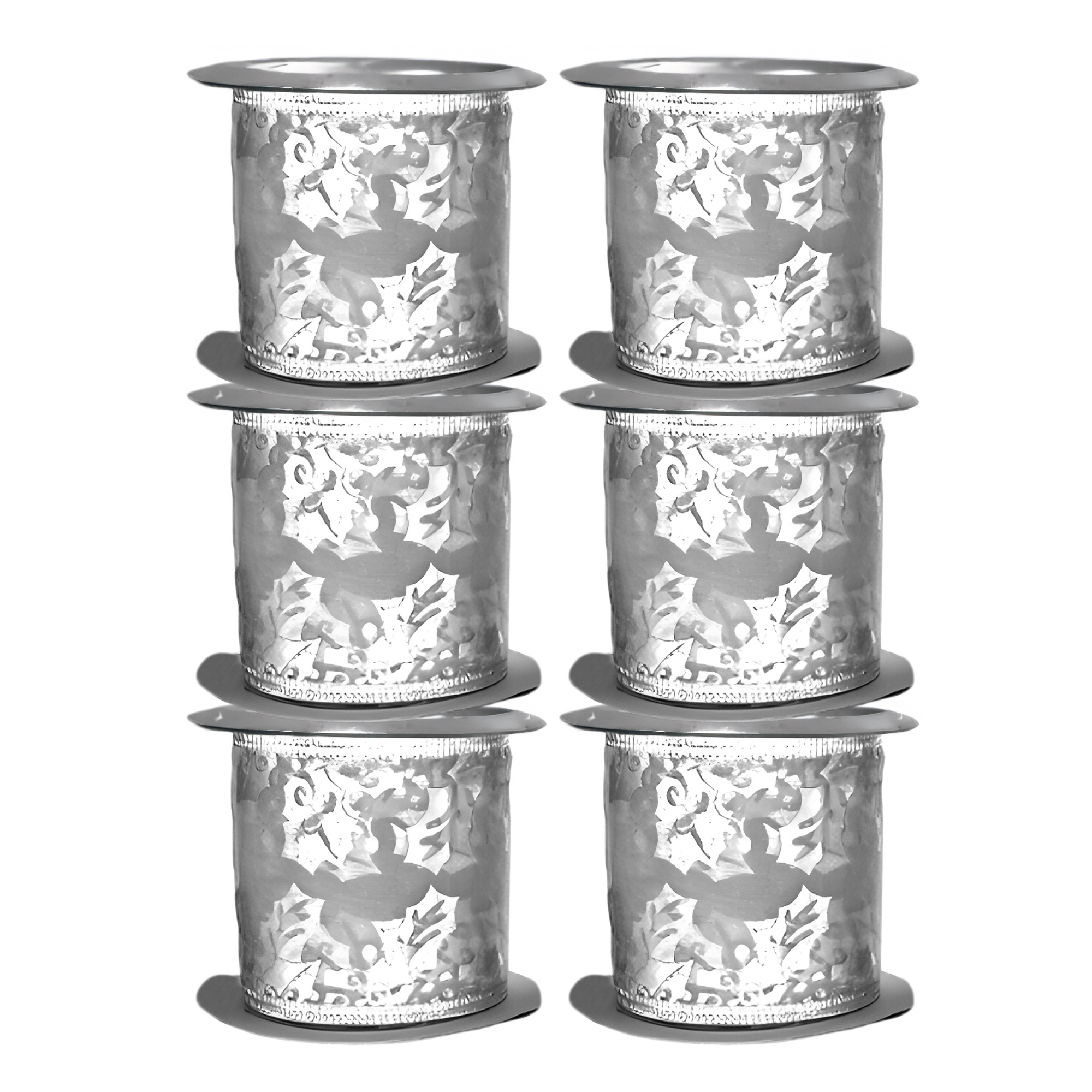 Cintas De Navidad Decorativas Rojo y Gris 6,3 CM x 2,7 Mts 6