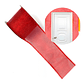 Cintas De Navidad Decorativas Rojo y Gris 6,3 CM x 2,7 Mts - Miniatura 13