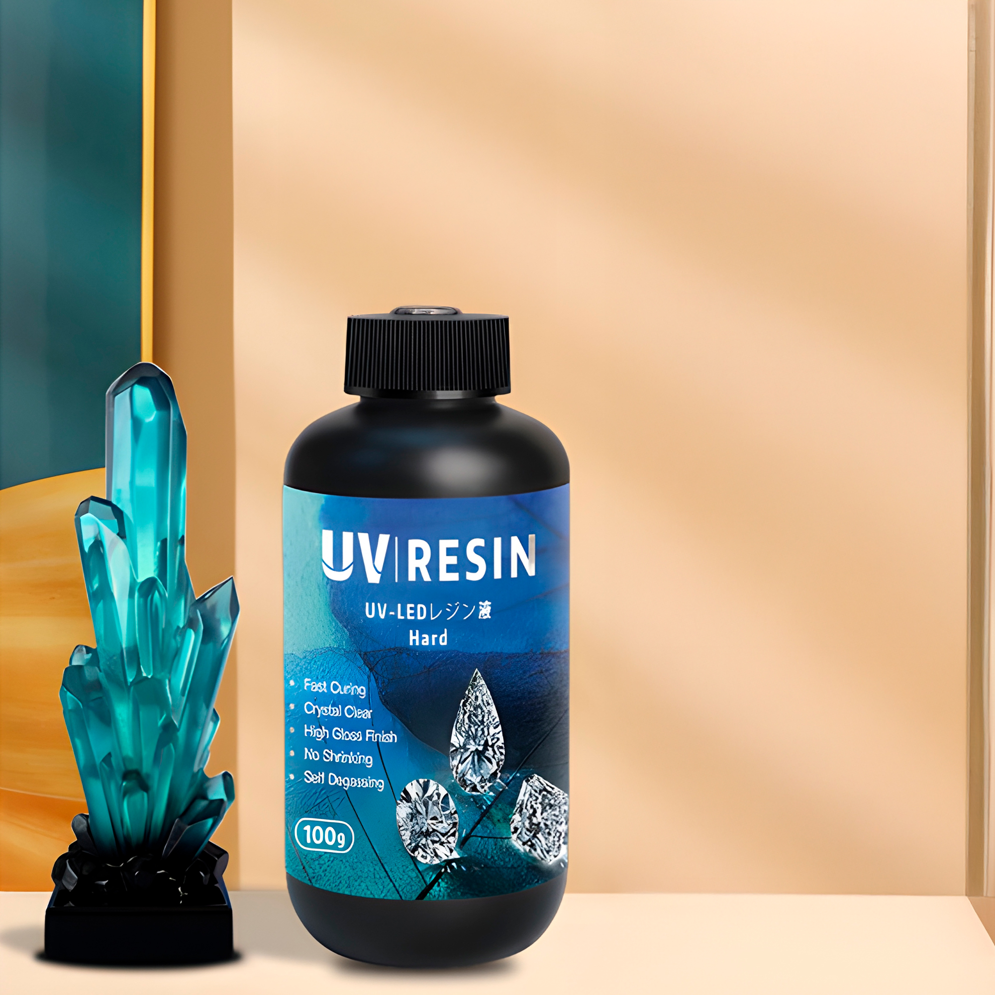 Resina Uv Extra Dura Transparente Gotas Hacer Joyas 100 Ml 8