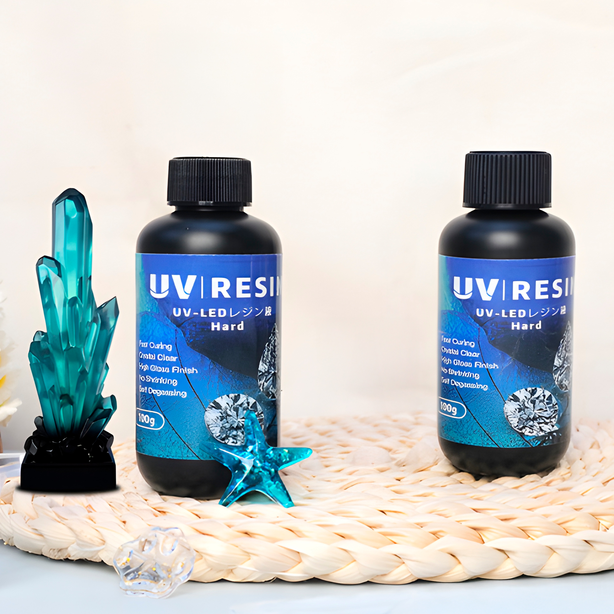 Resina Uv Extra Dura Transparente Gotas Hacer Joyas 100 Ml 9