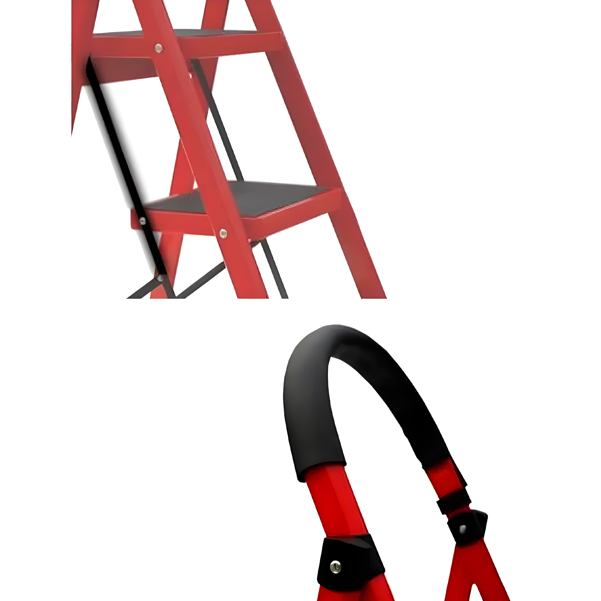 Escalera Plegable 4 Escalones Resistente Escala Ferreteria Hogar 7