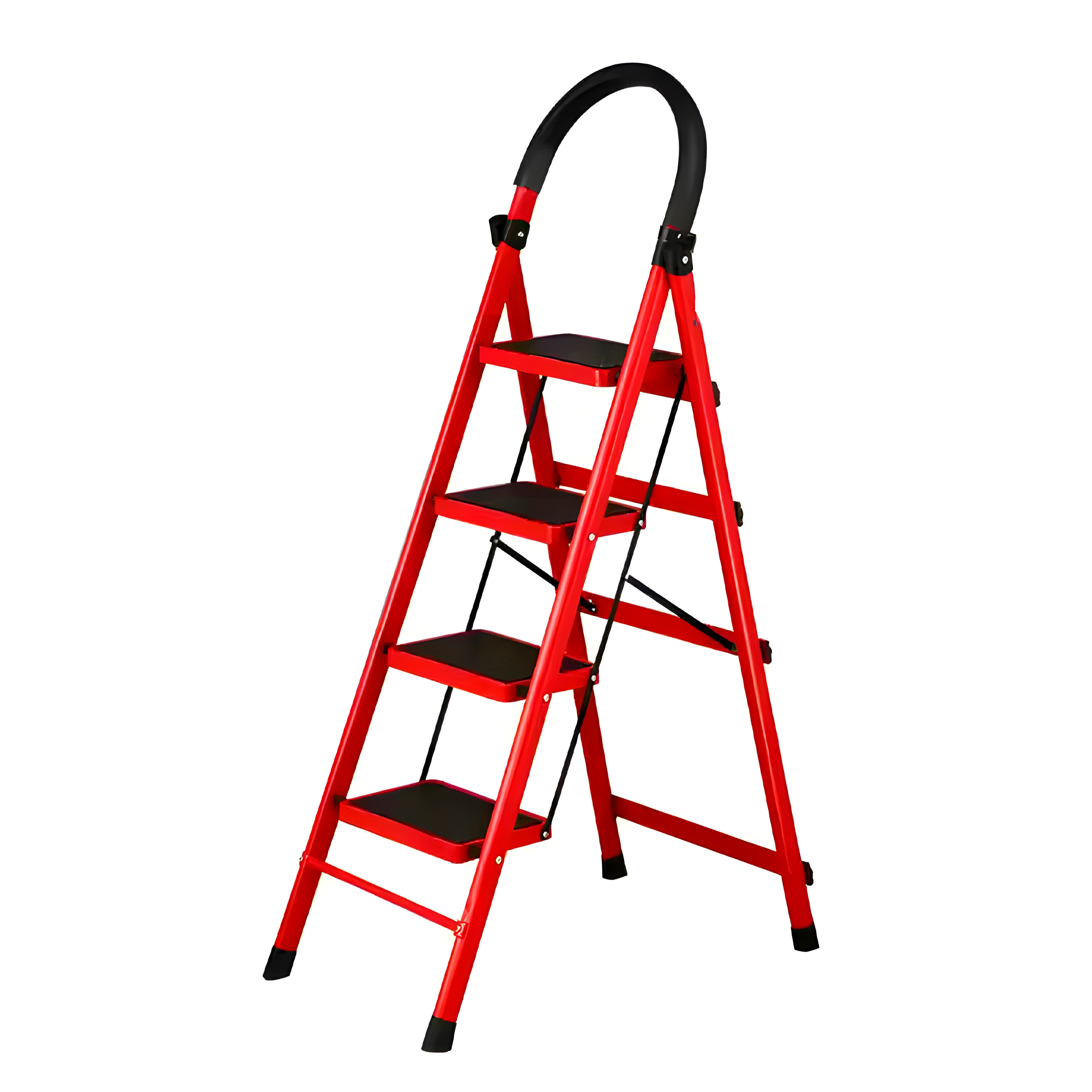 Escalera Plegable 4 Escalones Resistente Escala Ferreteria Hogar 10