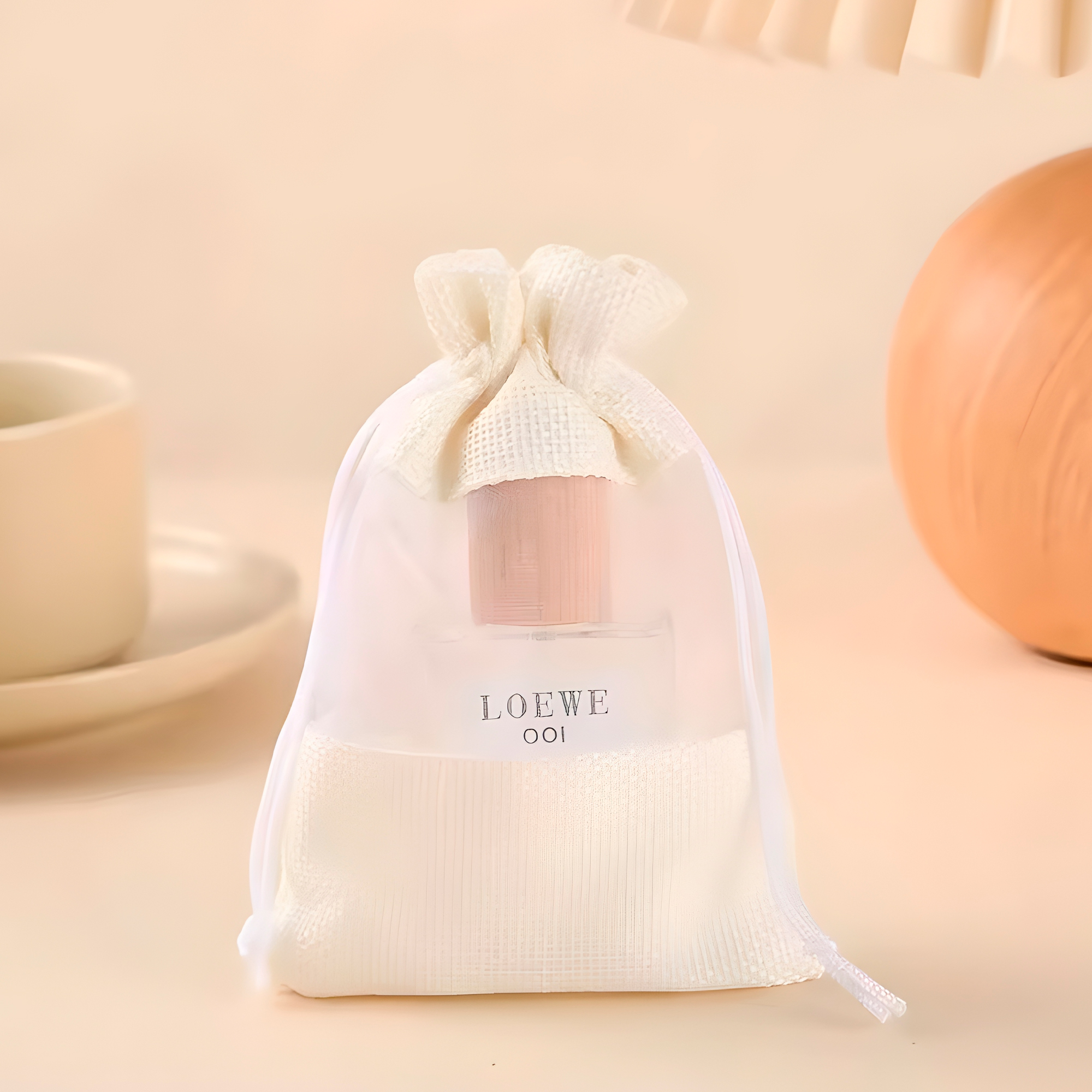 6 Bolsas de Organza Blancas Cordón con Ventana para Regalo 10 X 14 CM 4