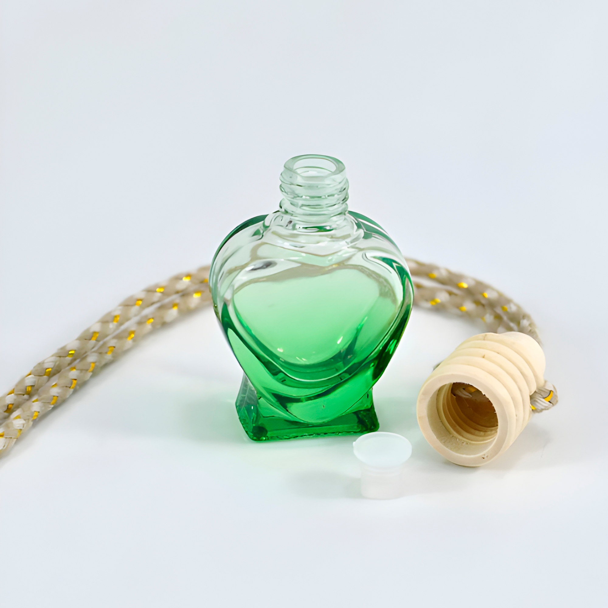 Frasco Difusor de Auto Vidrio Aromatizante Aceite Esencial Forma Cretiva para Ventilación 8ML 3