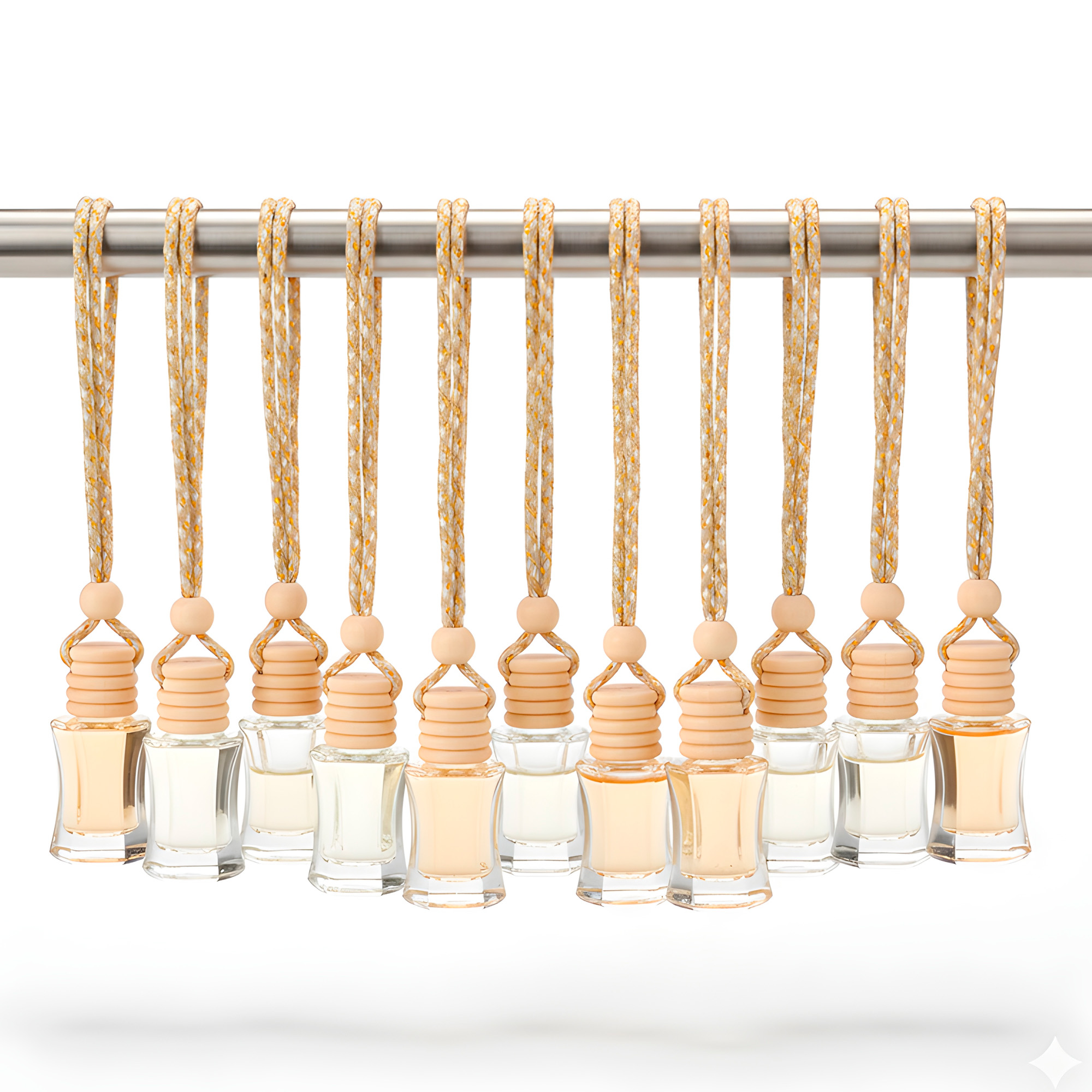 Frasco Difusor de Auto Vidrio Aromatizante Aceite Esencial para Ventilación 6ML 4