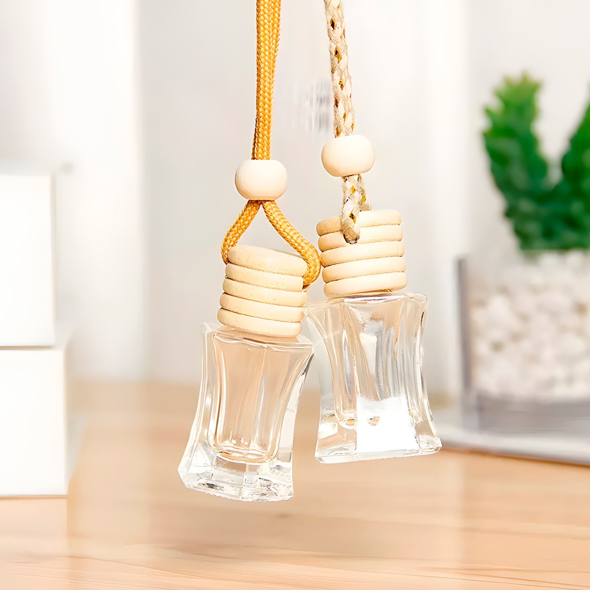 Frasco Difusor de Auto Vidrio Aromatizante Aceite Esencial para Ventilación 6ML 5