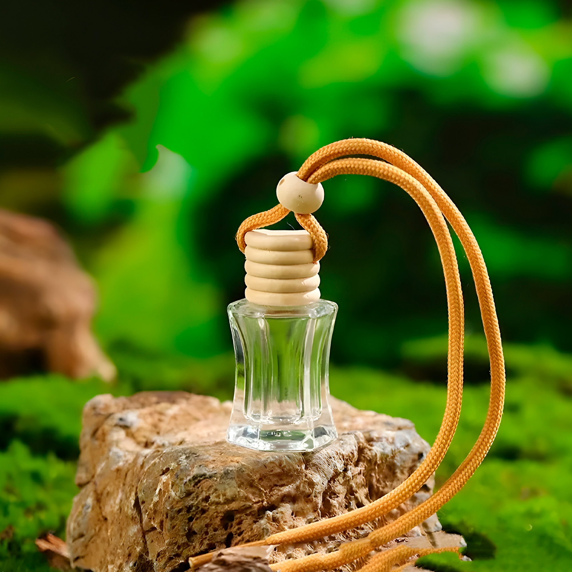 Frasco Difusor de Auto Vidrio Aromatizante Aceite Esencial para Ventilación 6ML 10