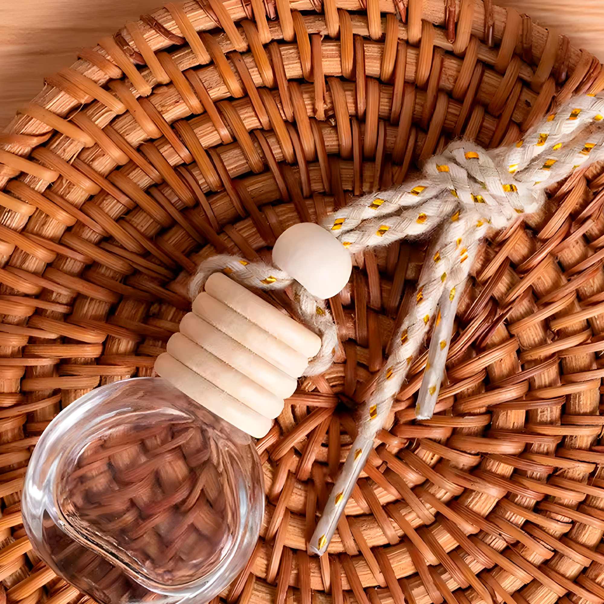 Frasco Difusor de Auto Vidrio Aromatizante Aceite Esencial Circular para Ventilación 8ML 2