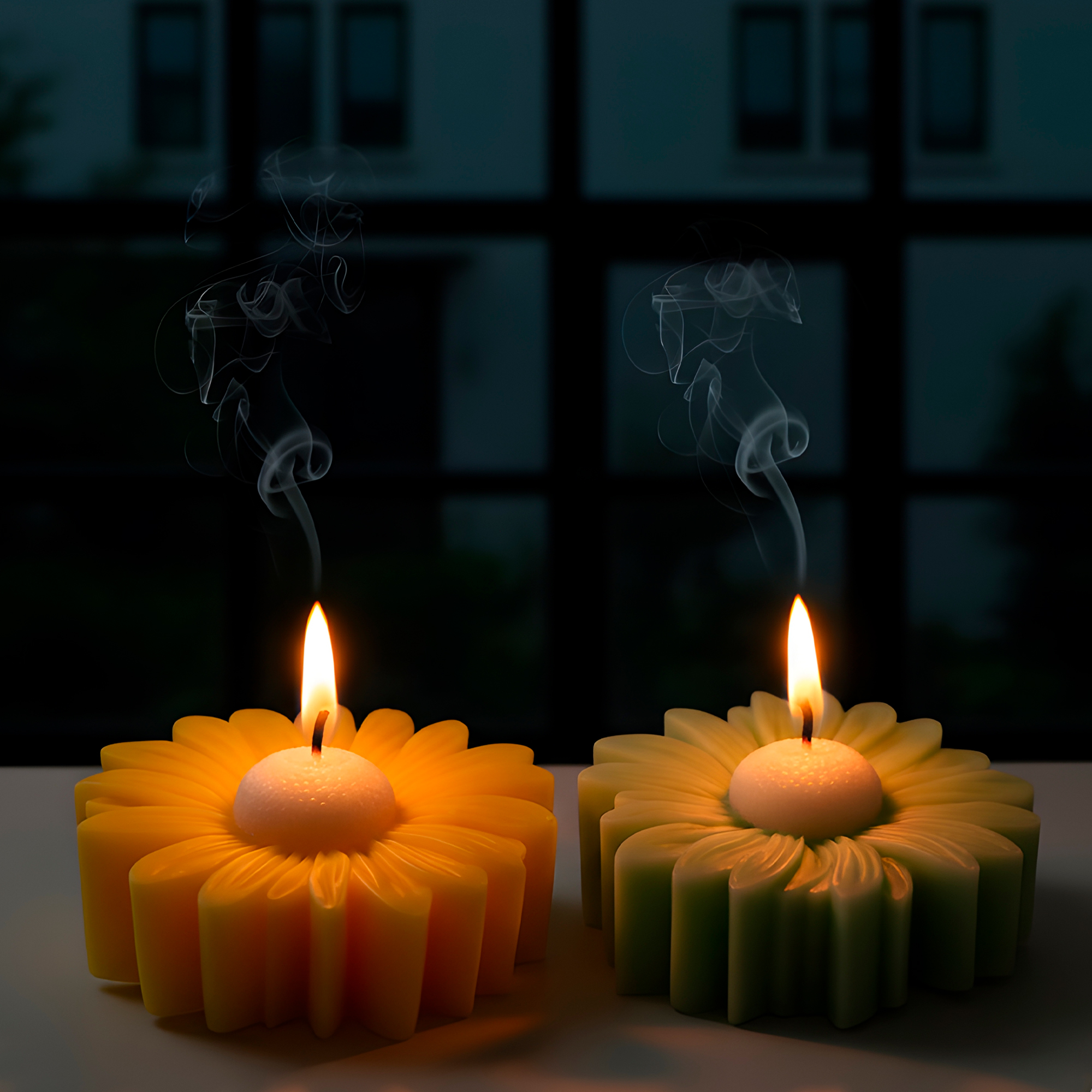 Molde de Silicona Margarita Aromaterapia Velas 7,3 X 6,8 CM 7