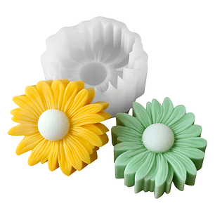 Molde de Silicona Margarita Aromaterapia Velas 7,3 X 6,8 CM