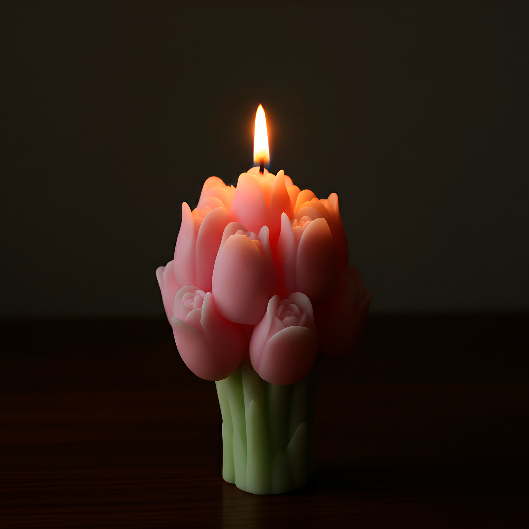 Molde de Silicona Tulipan Aromaterapia Velas 7,5 X 10,7 CM 4