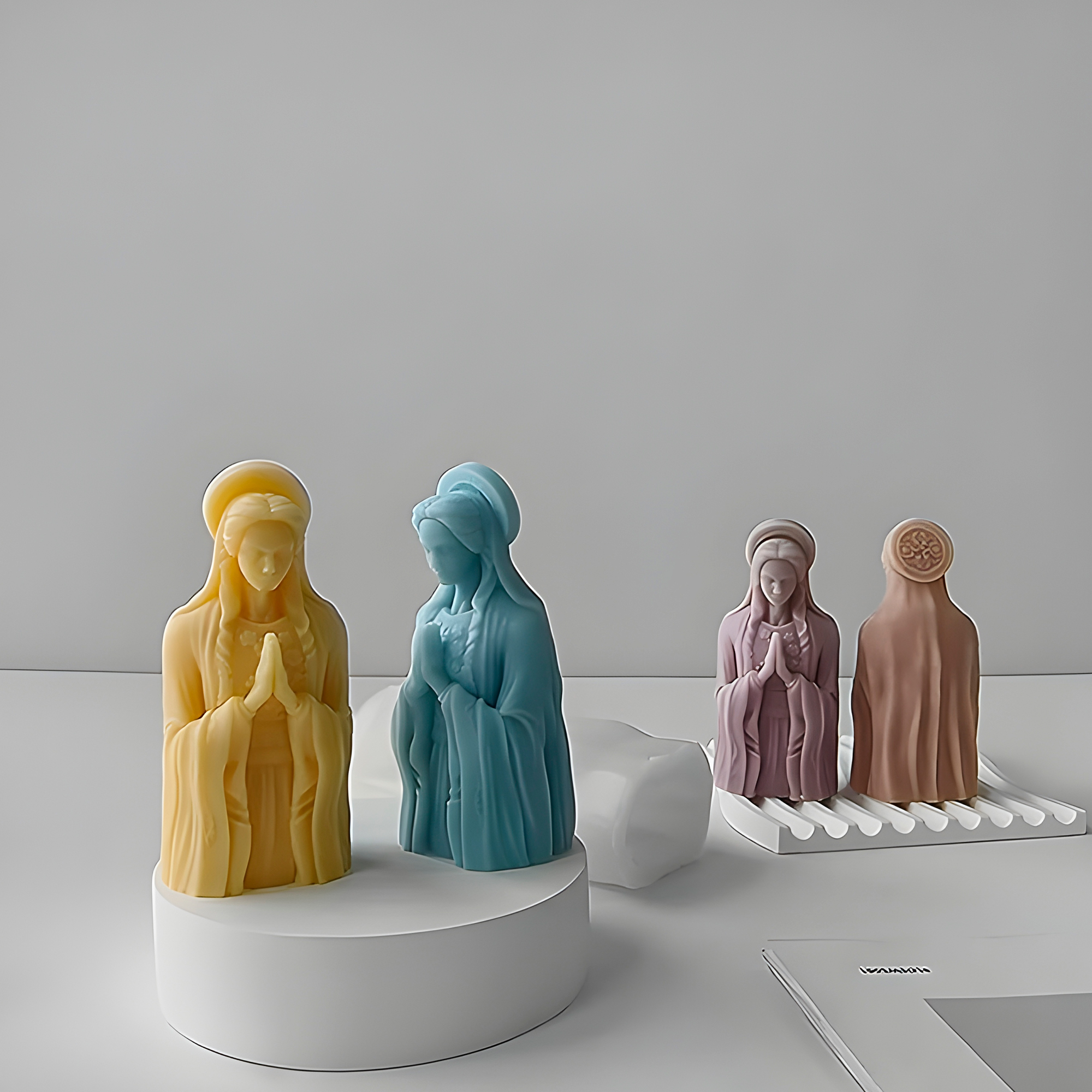 Molde de Silicona Diosa Mujer Aromaterapia Velas 4,6 X 10 CM 3