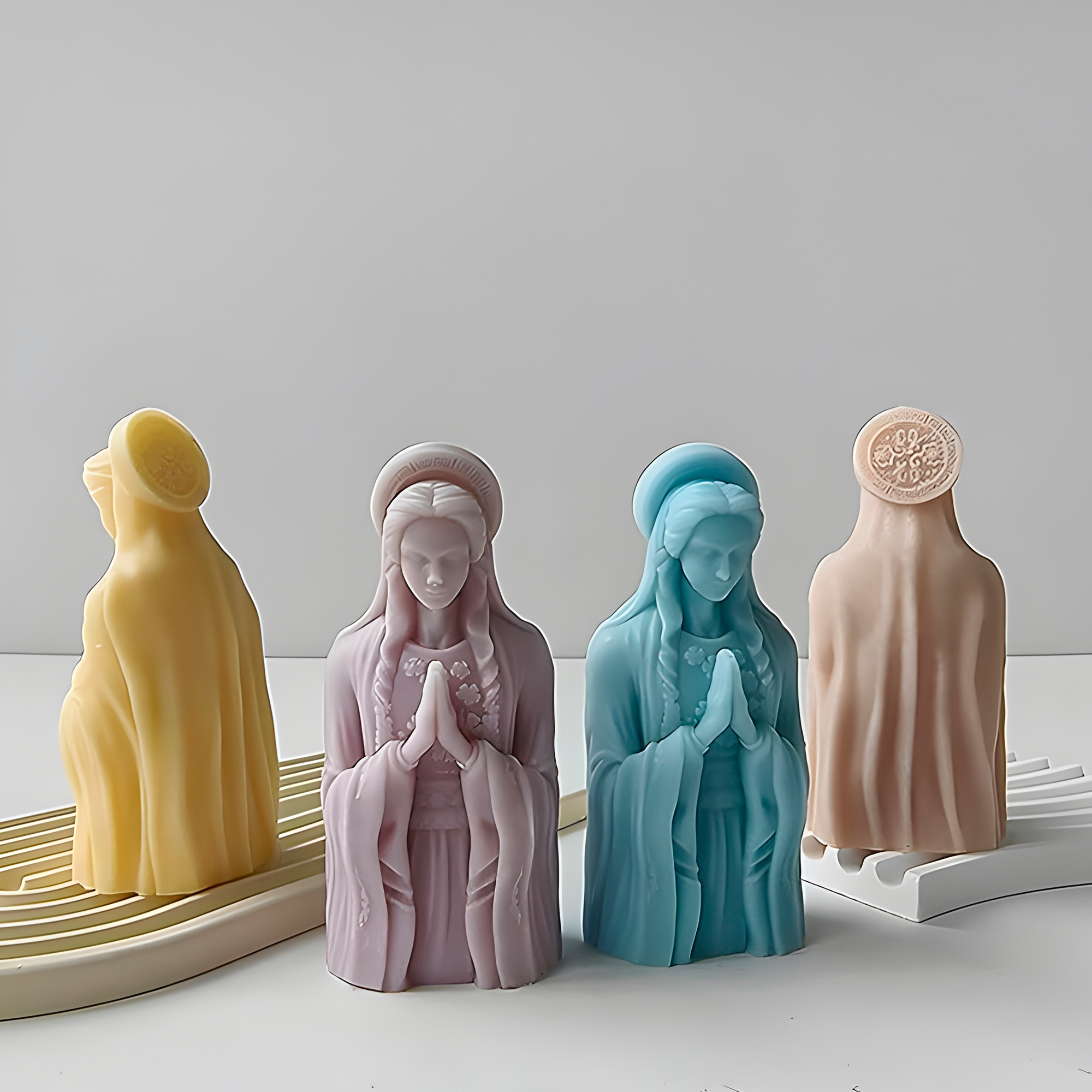 Molde de Silicona Diosa Mujer Aromaterapia Velas 4,6 X 10 CM 9